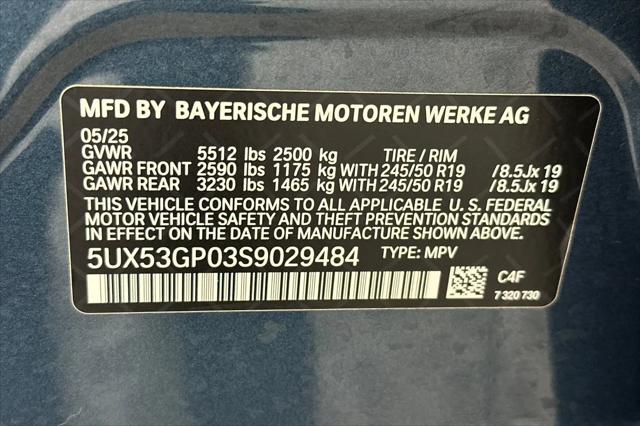 2025 BMW X3 30 xDrive