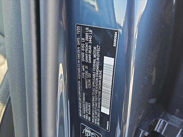 2026 Volvo XC90 Plus, B6 AWD Gas (mild hybrid), Gasoline, Bright, 7 Seats
