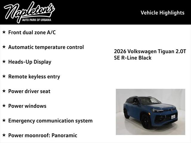 2026 Volkswagen Tiguan SE R-Line Black