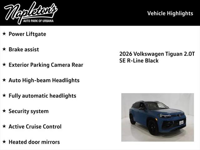 2026 Volkswagen Tiguan SE R-Line Black