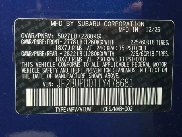 2026 Subaru Outback Limited