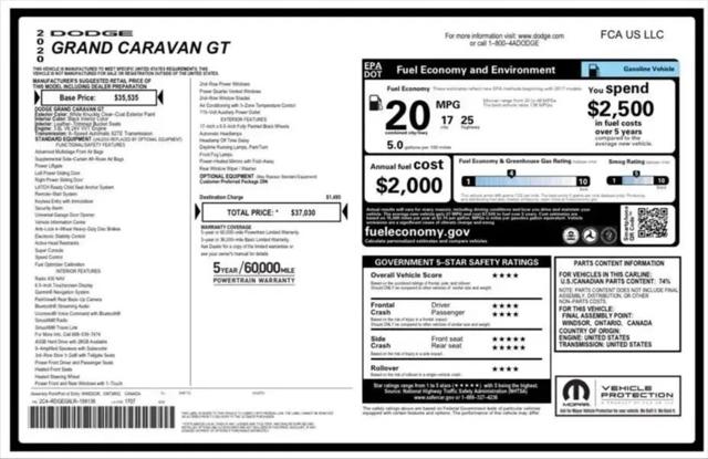 2020 Dodge Grand Caravan GT