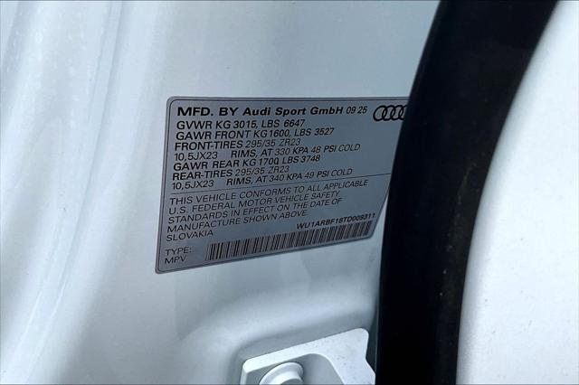 2026 Audi RS Q8 performance 4.0T