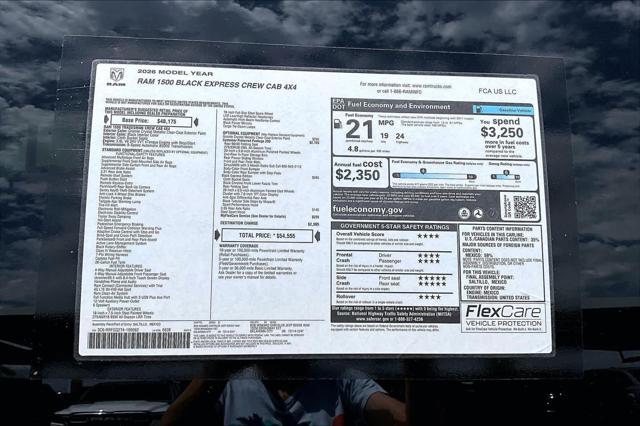 2026 Ram 1500 Express Crew Cab 4x4 5'7" Box