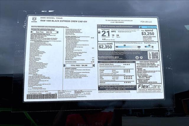 2026 Ram 1500 Express Crew Cab 4x4 5'7" Box