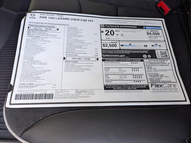 2026 Ram 1500 Laramie Crew Cab 4x4 57 Box