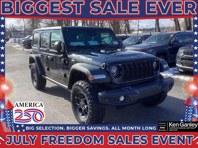 2026 Jeep Wrangler Willys for sale in Mentor, OH