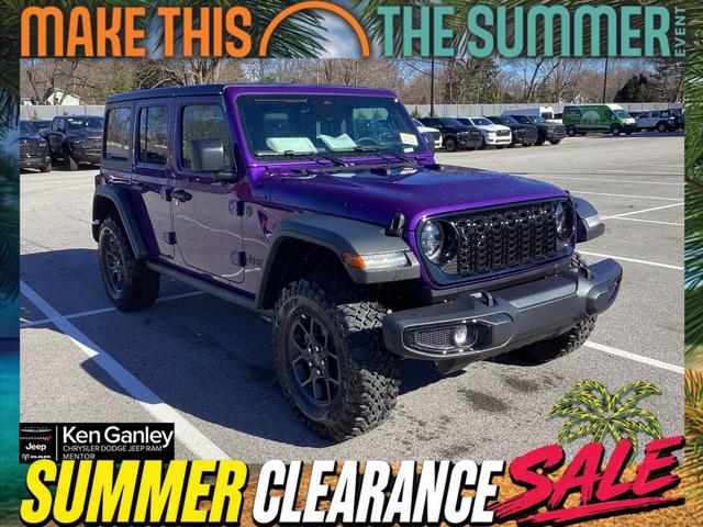 2026 Jeep Wrangler 4-Door Willys 4x4 for sale in Mentor, OH