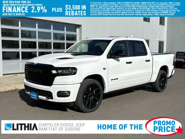 2026 RAM Ram 1500 RAM 1500 LARAMIE CREW CAB 4X4 57 BOX