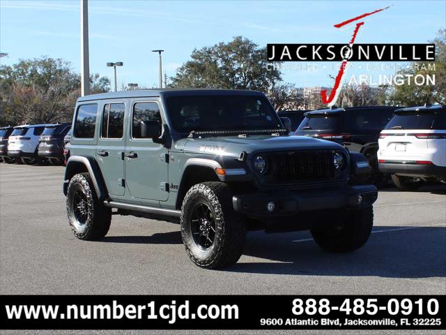 2024 Jeep Wrangler 4-Door Willys 4x4 2024 Jeep Wrangler 4-Door Willys 4x4