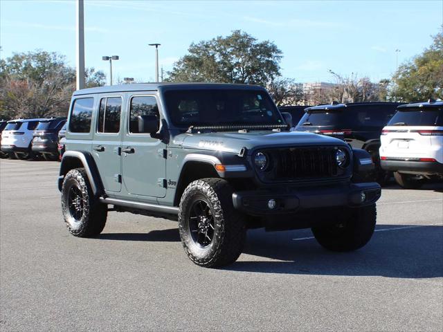 2024 Jeep Wrangler 4-Door Willys 4x4 2024 Jeep Wrangler 4-Door Willys 4x4