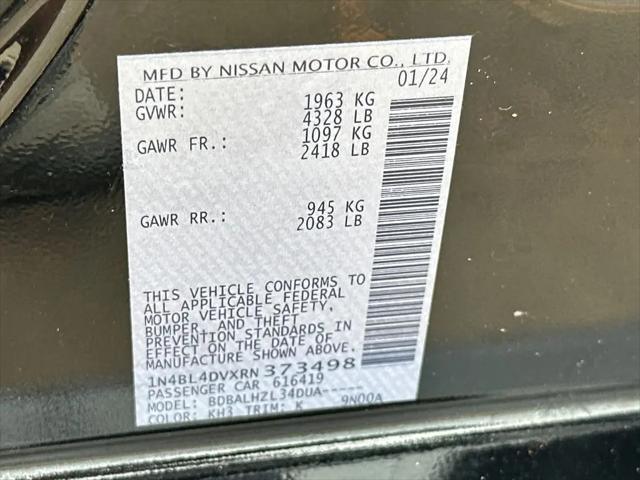 2024 Nissan Altima SV FWD