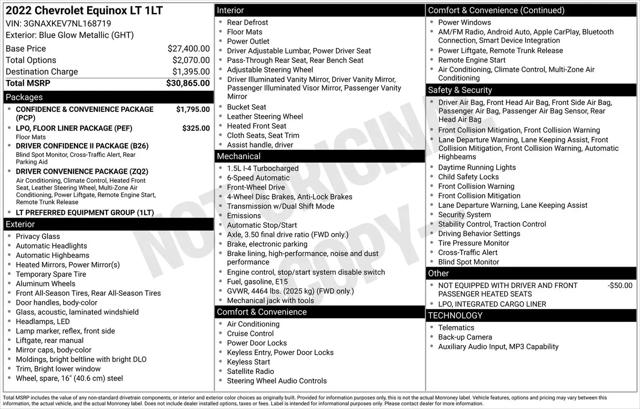 2022 Chevrolet Equinox FWD LT