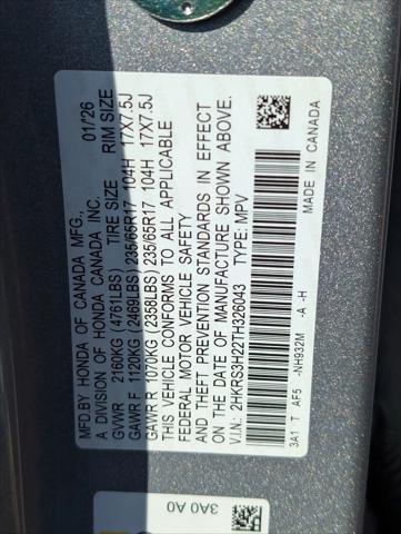 2026 Honda CR-V LX 2WD