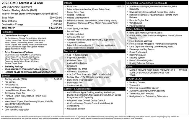 2026 GMC Terrain AWD AT4