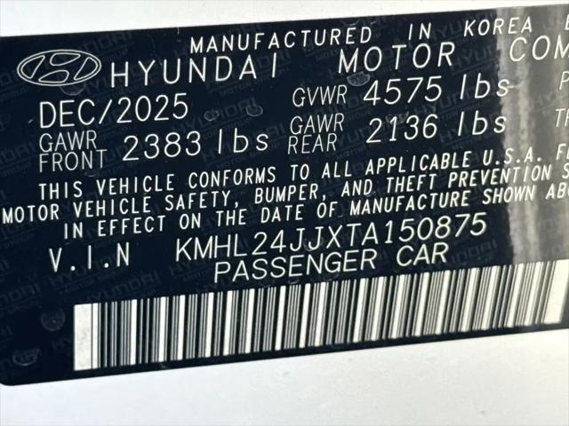 2026 Hyundai Sonata Hybrid Blue