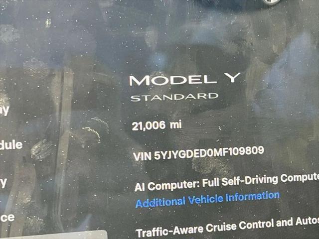2021 Tesla Model Y Standard Range Rear-Wheel Drive