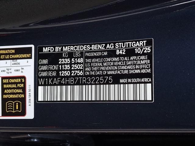 2026 Mercedes-Benz C-CLASS C 300 C 300