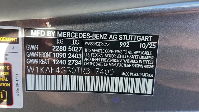 2026 Mercedes-Benz C-CLASS C 300 C 300