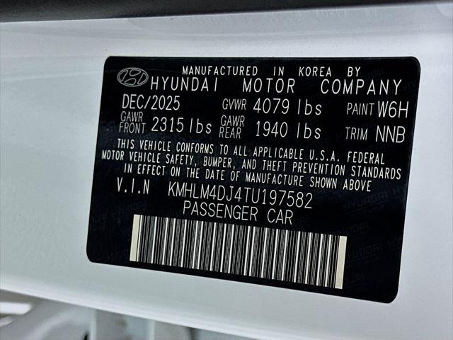 2026 Hyundai Elantra Hybrid Blue