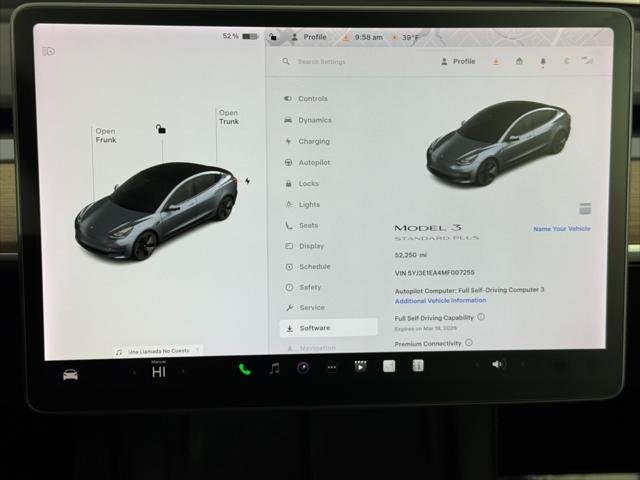 2021 Tesla Model 3 Standard Range Plus Rear-Wheel Drive