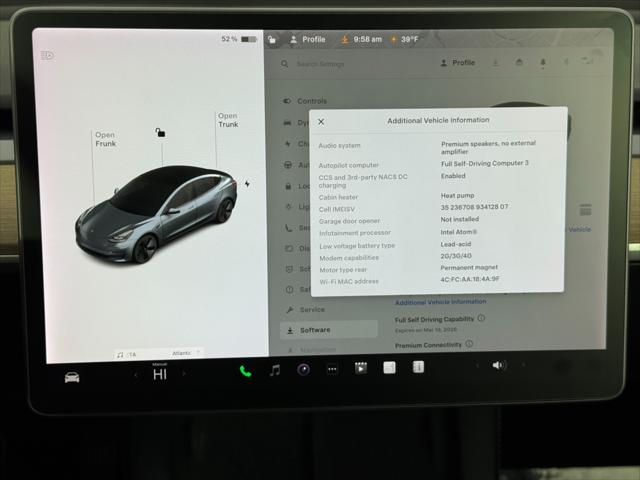 2021 Tesla Model 3 Standard Range Plus Rear-Wheel Drive