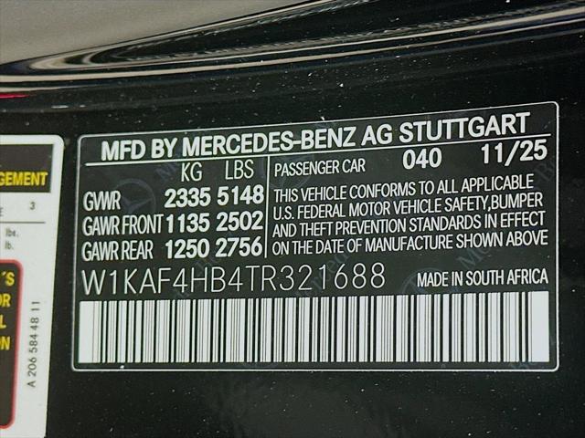2026 Mercedes-Benz C-CLASS C 300 4MATIC