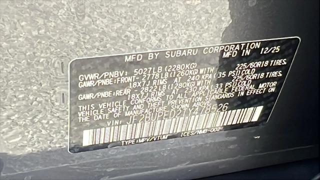 2026 Subaru Outback Touring