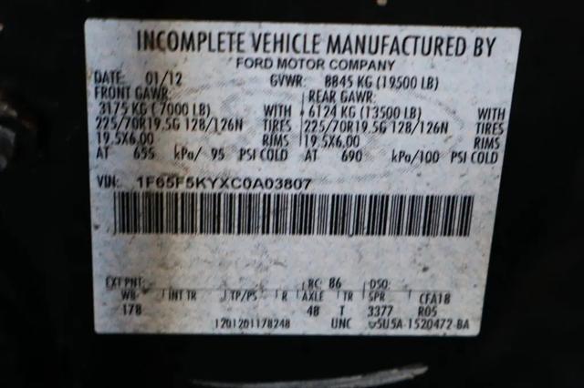 2012 Ford F-59 Commercial Stripped Chassis Base
