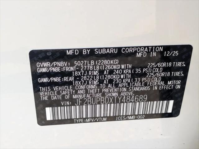 2026 Subaru Outback Premium