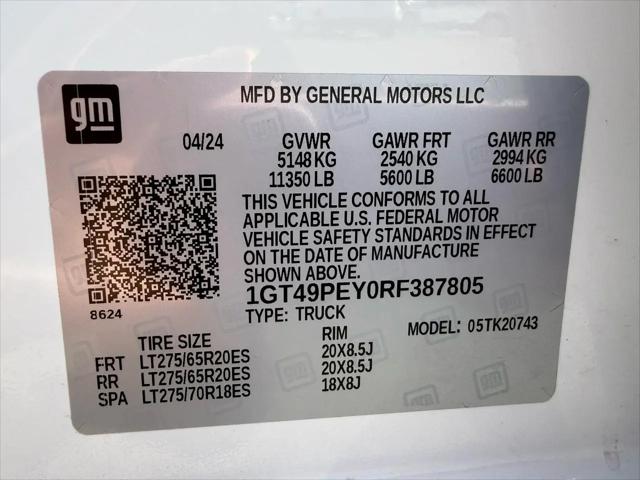 2024 GMC Sierra 2500HD 4WD Crew Cab Standard Bed AT4