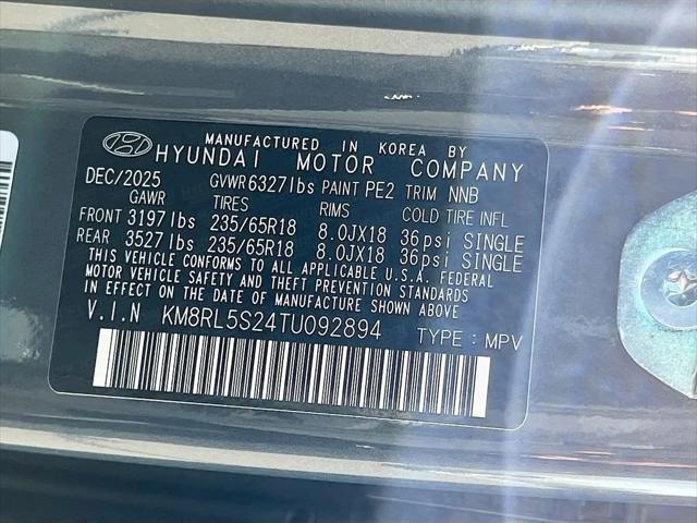 2026 Hyundai Palisade SEL 8P