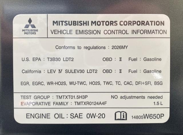 2026 Mitsubishi Outlander SEL 2.5 S-AWC