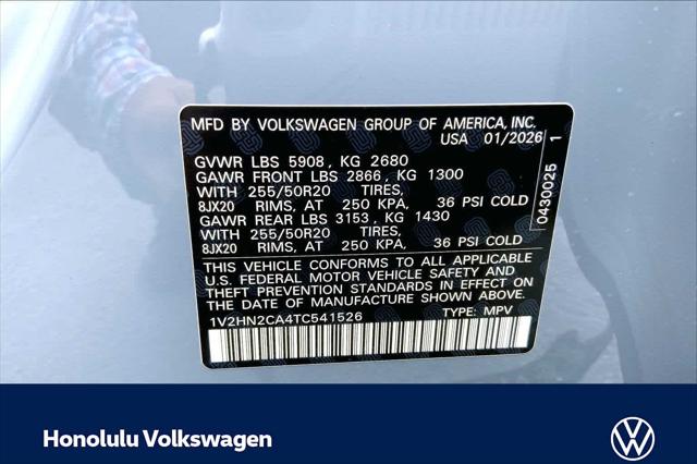 2026 Volkswagen Atlas SE with Technology