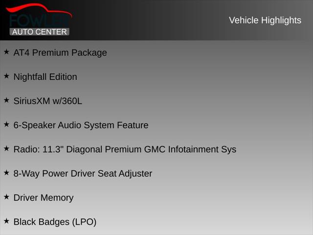 2025 GMC Canyon 4WD AT4