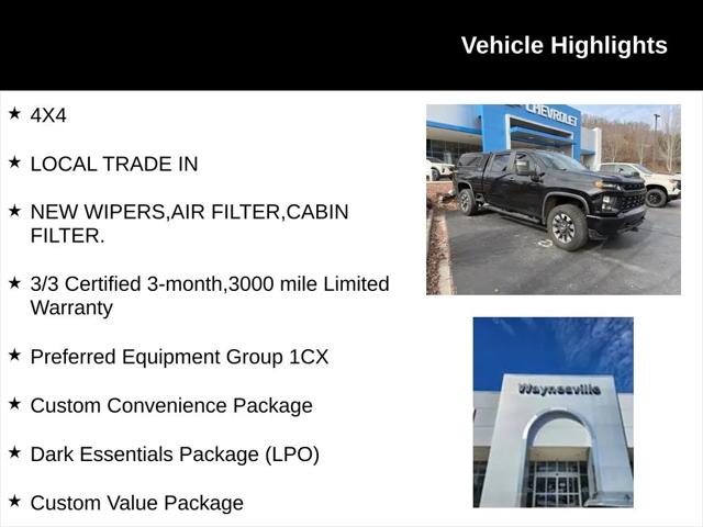 2021 Chevrolet Silverado 2500HD 4WD Crew Cab Standard Bed Custom