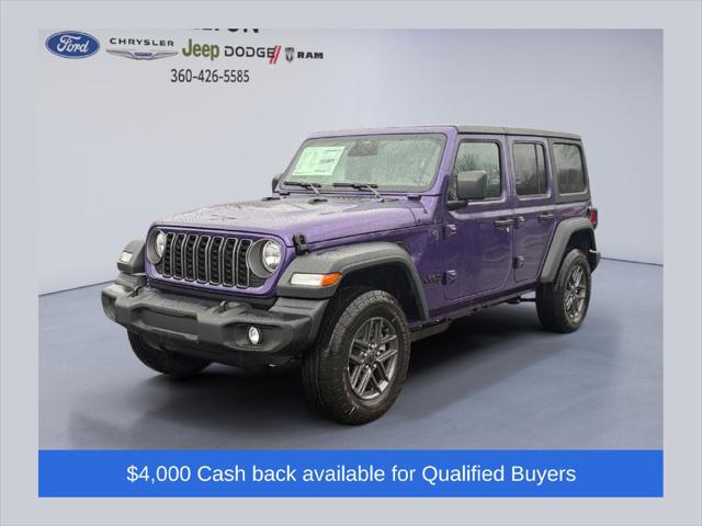 2026 Jeep Wrangler 4-Door Sport S 4x4 for sale in Shelton, WA