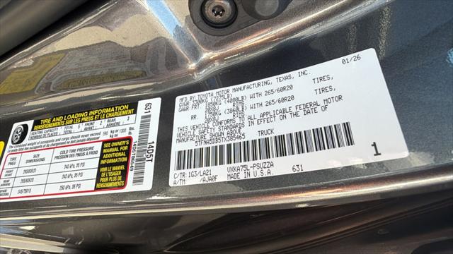 2026 Toyota Tundra Platinum CrewMax 5.5' Bed