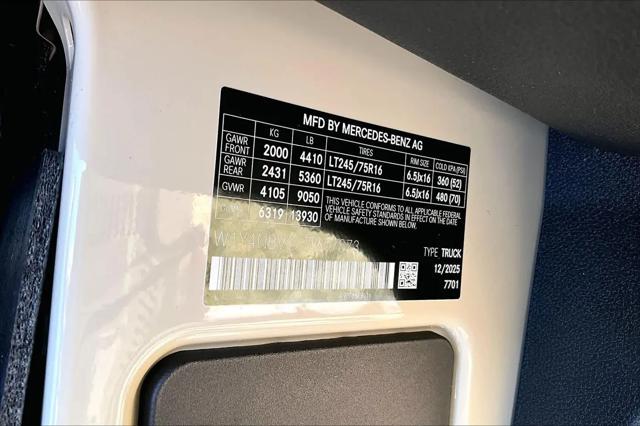 2026 Mercedes-Benz Sprinter 2500 Standard Roof 4-Cyl Diesel HO