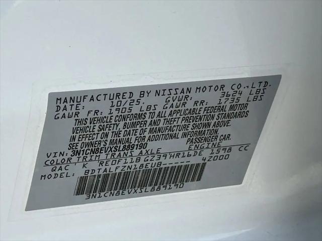 2025 Nissan Versa 1.6 SV