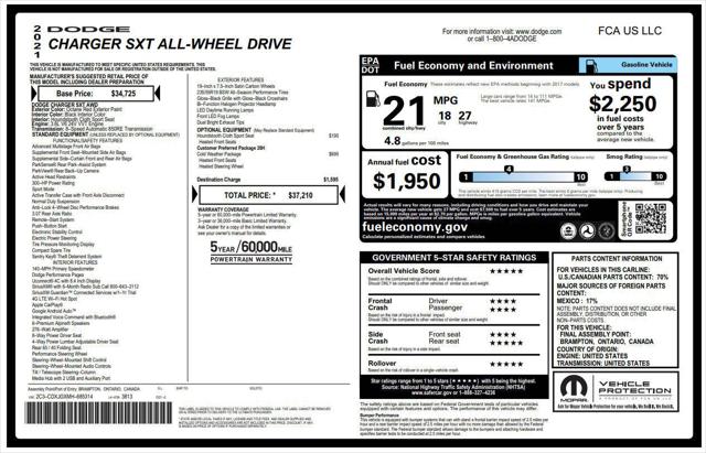 2021 Dodge Charger SXT AWD