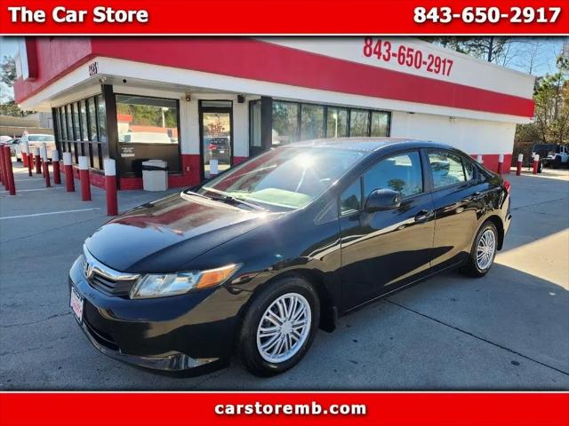 2012 Honda Civic LX for sale in MYRTLE BEACH, SC