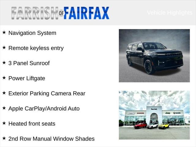 2026 Wagoneer Grand Wagoneer GRAND WAGONEER LIMITED RESERVE 4X4