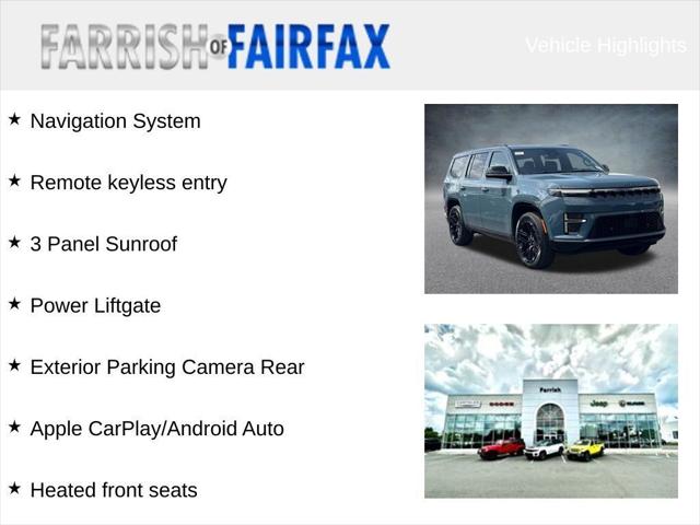 2026 Wagoneer Grand Wagoneer GRAND WAGONEER LIMITED RESERVE 4X4