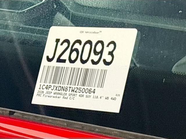 2026 Jeep Wrangler Sport