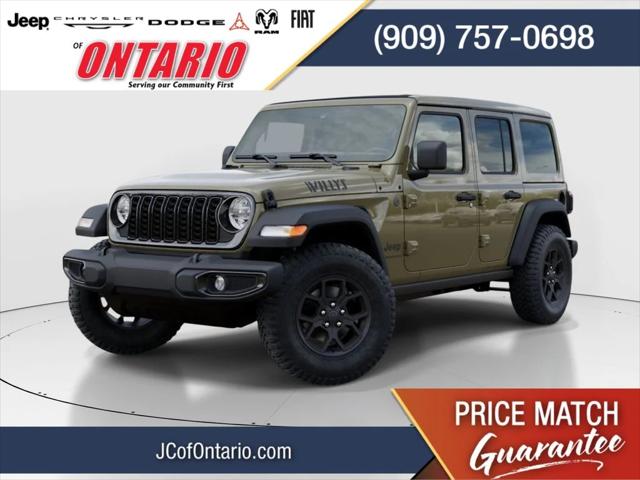 2026 Jeep Wrangler 4-Door Willys 4x4 for sale in Ontario, CA