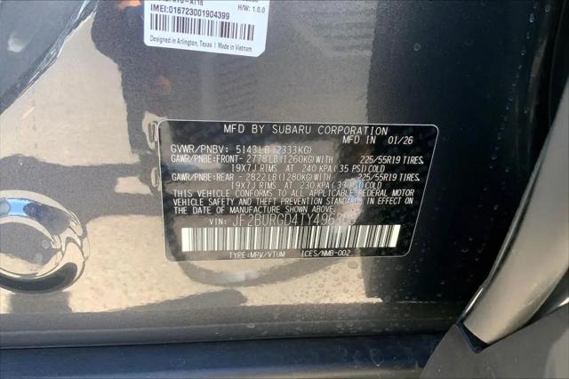2026 Subaru Outback Limited XT