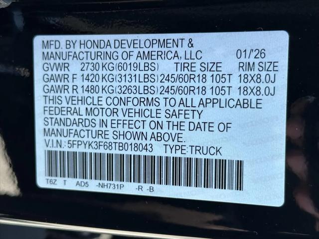 2026 Honda Ridgeline TrailSport