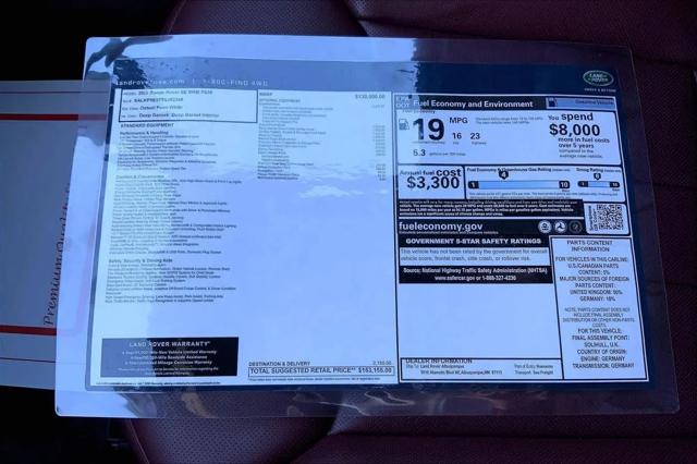 2026 Land Rover Range Rover P530 SE