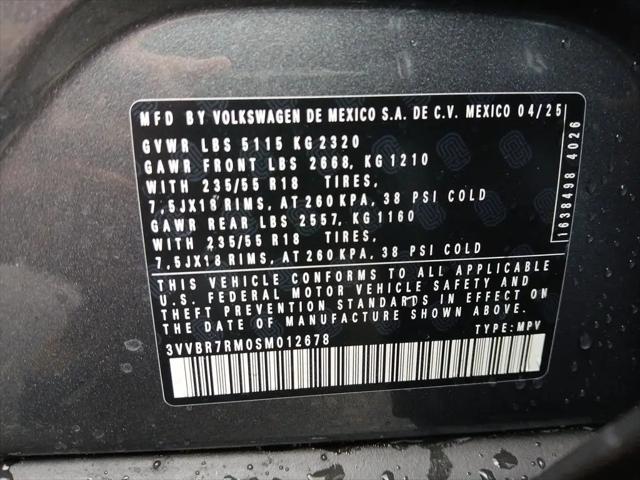2025 Volkswagen Tiguan 2.0T S
